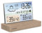 Thomson Wecker Wetterstation Holzbasis