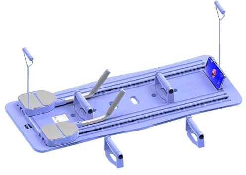 Kompakter Pilates Reformer, Pilates Brett, Tragbares Pilates Gerät, Automatisches Rebound Ab Rollbrett, Multifunktionales Bauch Übungsbrett für H-eimtraining