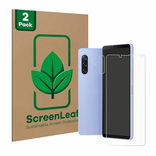 ScreenLeaf 2 Stück Schutzfolie für Sony Xperia 10 V