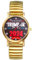 JewelryWe Herrenuhr Trump Elastische Uhren: 2024 Trump Take America Back Analog Quarz Armbanduhr Herren Damen Gold Edelstahl Stretch Armband Ultradünne Uhr mit Zugarmband & Römischen Zahlen