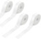 DAWRIS 4 Rollen Qutie Etikettenband für Etikettendrucker 15mm x 4m Thermodrucker Etiketten Gewidmet Etiketten Thermo Etikettenband Kompatibel Qutie P15 P12 Q2 HP1 HP4 D32 D35 Etikettendrucker Weiß