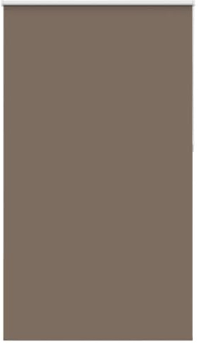 vidaXL Verdunkelungsrollo Kaffeebraun 120x210 cm Stoffbreite 116,6 cm