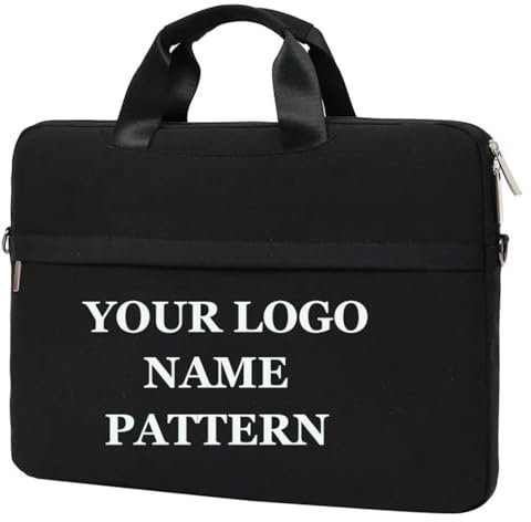 Bolsa para Ordenador Portátil con Logotipo Personalizado, Funda Protectora para Ordenador De 13,3/14/15, 6 Pulgadas Maletín Portátil Bolsa De Trabajo Nombre De Foto Impreso Color2,40.5 * 3 * 30cm