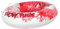 BRIGHTFUFU Snow Tube Für Kinder Aufblasbarer Schneeschlitten Mit Schneeflocken-Design PVC Rodelspaß