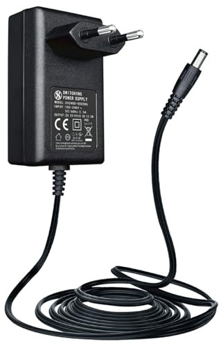Netzteiladapter 24 V, 0,5 A, 500 mA, AC auf DC, 24 Volt, 1,8 m, extra langes Netzkabel mit Wandstecker für Diffusor mit ätherischen Ölen, Luftbefeuchter und weitere 24-V-Geräte, CE-Zertifizierung