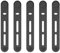 WOURRD 5Pcs Silicone Cable Ties Cord Ties Cord Wrap Cable Ties Reusable Cord Wraps For Electrical Cord Organizers For Earphone