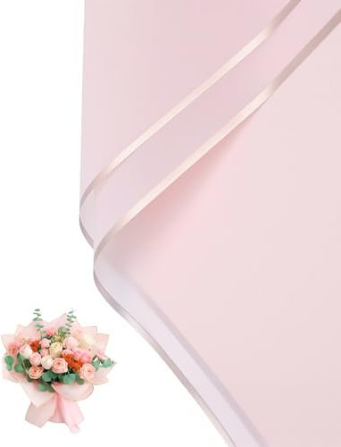 Magemata Blush Pink Gold Geschenkpapier - 20 Blatt Crinkle Design für Mädchen Geburtstage, Einhorn & Disney Prinzessin Geschenke