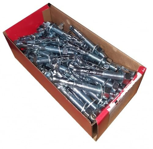 50 Fixanker M10 10x90mm rostfrei Schwerlastanker Bolzenanker ETA-1 gerissener Beton S