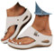 EMUKFD ladies sandals size 7 uk Wedge Flip Flops Wide Fit New Summer Non-Slip Beach Shoes Toe Post Slippers Orthopedic Anti-Slip Walking Sandals Arch Support Outdoor Thong Slides