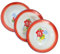Assiette en Émail Vintage Lot de 3 Plat à Fruits Secs Rétro Décoratif et Pratique Événements et Repas en Famille