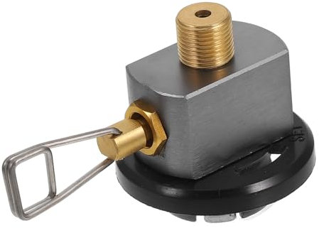 Toyvian Gasflaschen Umfüllen Adapter Mit Manometer Für Ventil Camping Kocheradapter Outdoor Gas Tank Stecker Tragbar Für Campingausrüstung