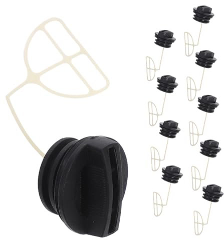 TOYANDONA 10 Stück Kettensäge Tank und Ölkappen Ersatz Passend für Benzin Kettensägen und Rasenmäher Einfache Installation Verbesserter Schutz für Öl und Benzintanks