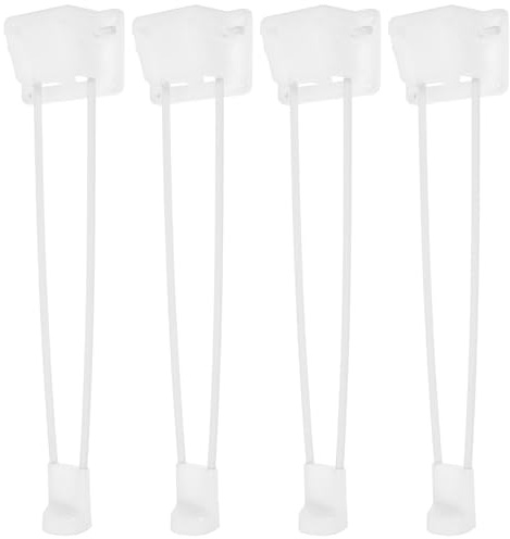 MAGICLULU 4 Stück Klappbare Haarnadelbeine aus Metall 35cm Couchtisch und Beistelltischbeine Selbstgemacht Möbelbeine mit Abriebfester Oberfläche Platzsparend Einklappbar