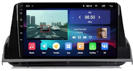 Coche Android Radio para Mazda 6 2002-2008 9 Inches Android 15 Radio FM Am Bluetooth USB para, 4Core 2G+32G