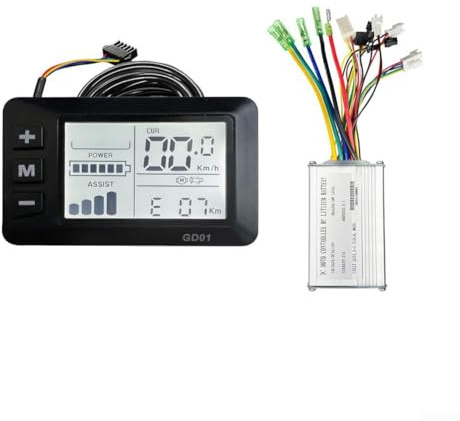 Ebike Controller Kit 36V 48V 250W 350W Con Display LCD-GD01 Per Scooter Elettrico Brushless Hub Motor