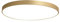 AIRUI Rund Deckenleuchte Gold Messing Unterputz Deckenlampe Modern Ultradünn LED Licht Leuchte für Wohnzimmer Flur Schlafzimmer Küche,Messing+Warmweiss-30cm+27W