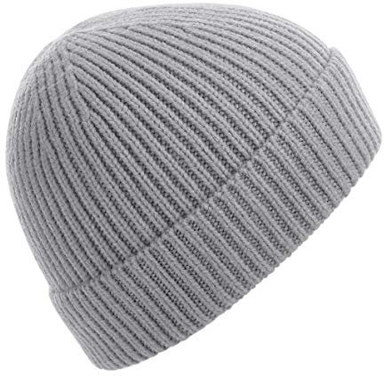 Beechfield Strickmütze Classic Beanie grau