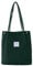 ZhengYue Handtasche Umhängetasche Damen Groß Cord Tasche Damen Handtasche Shopper Damen für Uni Arbeit Mädchen Schule Grün