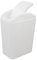 Xowine 15 L Papelera Con Tapa Basculante, Cubo Casura Pequeño Verde, Blanco