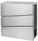 Parrency Metal Wall Mounted Letterboxes with Key Lock, Large Mail Box with Newspaper Compartment, Silver, 13 x 14 2/5 x 4 1/5