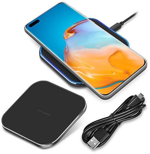 QI Wireless Schnell Ladegerät kompatibel für Huawei P30 Pro / P40 Pro / P40 Pro Plus Charger Induktive Universal Schnellladestation