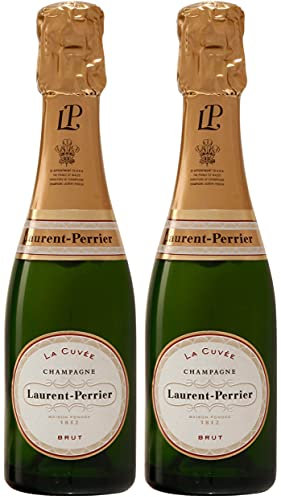 Laurent Perrier La Cuvee Brut Champagne Piccolo 20cl x 2 Bottles