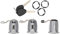 Paire de Cylindre de Serrure de Porte 3 Pièces avec Clés et Joints, Cylindre de Barillet de Serrure de Porte avec Clés 252522 Adapté pour Citroën Berlingo/Xsara/Xsara Picasso