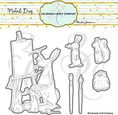 Colorado Craft Company AJ504-D Metal Colorado Metallstanzformen, Art Is-by Anita Jeram