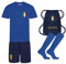 Personalised Italy Azzurri Style Italia Blue Football Kit Shirt, Shorts, Bag and Socks for Boys and Girls Birthday Gift Children Italian Playwear Sports Kit (5-6 Years 26)