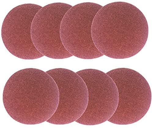FEIHU 150mm dischi abrasivi autoadesivi, 30 pezzi .5 X grana P60/80/120/180/240/320 Carta vetrata autoadesiva (PSA) per nastro stazionario e levigatrice a disco - FEIHU