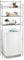 IDIMEX Etagère de Salle de Bain MARSA Meuble de Rangement au-Dessus des Toilettes WC ou Lave-Linge avec 3 tablettes, en métal laqué Gris