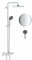 GROHE Vitalio Start System 250 - Duschsystem mit Thermostatarmatur (für die Wandmontage, höhenverstellbar, mit Gleitelement), chrom, 26816000