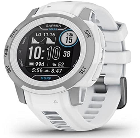 Garmin Instinct 2s, Solar Surf Edition Ericeira - Montre GPS solaire robuste et connectée - Boîtier 40 mm
