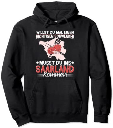 Saarland Saarländer Schwenker Schwenkgrill Pullover Hoodie