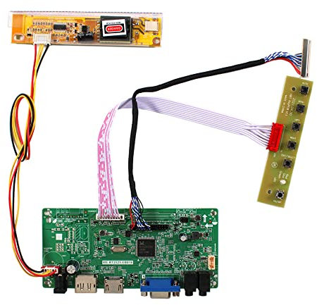 VSDISPLAY VGA DP LVDs Controller Board 30pin für 14.1 15.4 1280x800 LP141WX3 B154EW08 LTN154AT01 LTN154X3-L01 LTN154X3-L02 LP154WX3 1CCFL LCD Display