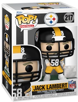 Funko POP! NFL: Legends - Jack John Lambert - (Steelers) - NFL Legends - Vinyl-Sammelfigur - Geschenkidee - Offizielle Handelswaren - Spielzeug Für Kinder Und Erwachsene - Sports Fans