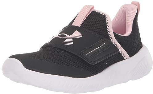 Under Armour Flash Preescolar Unisex para niños, (001) Negro/Rosa Prime/Rosa Prime, 2.5 Little Kid