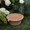 Grand bac à fleurs en terre cuite - En céramique - 50 cm - Pour jardin, terrasse, extérieur - Crocus - 50 cm