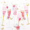 20 Servietten Partygl?ser pink | Junggesellinnenabschied | Tischdeko | Decoupage | Serviettentechnik 33x33cm