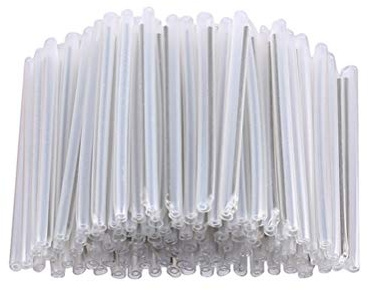 100pcs Fiber Heat Shrink Tubing Fibers Fiber Fusion Splice Protection Sleeve Transparent Fiber Splice Tubes