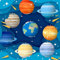 8 Stück Papierlaternen Planeten Sehr Verträumt Papier Lampions Set,Lampenschirm Sonnensystem Laterne Deko für Weltraum Geburtstagsfeier Dekorationen, Kinder Thema Party,Hängende Dekorationen (30x30cm)