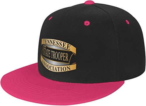 Tennessee State Troopers Association Baseball Cap Classic Snapback Hat Cap Hip Hop Style Flat Bill Adjustable, Fotofarbe, One size