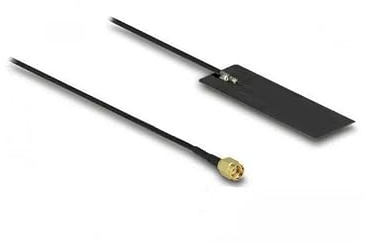 12649 - WLAN WiFi 6 802.11 ac/ax/a/h/b/g/n Antenne RP-SMA Stecker 2-4 dBi 15 cm