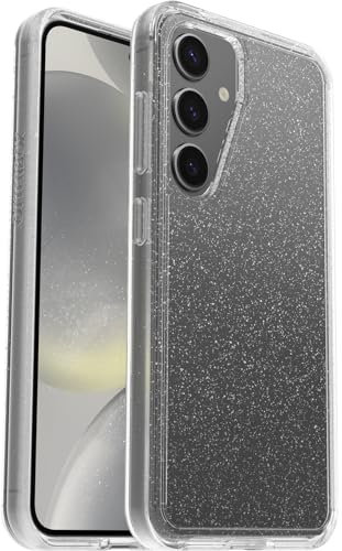 OtterBox Symmetry Clear Hülle für Samsung Galaxy S24, Stoßfest, Sturzsicher, Dünne Schutzhülle, 3X mehr Stürze als nach Militärstandard, Stardust