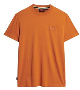 Superdry Herren Essential T-Shirt aus Bio-Baumwolle mit Logo und Stickerei
