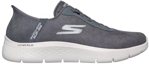 Skechers Men's Hands Free Slip-ins: Go Walk Flex-Smooth Motion Sneaker, GRAU, 46 EU