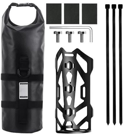Moxeupon Sac De Fourche pour Vélo, Sacoche Étanche et Durable avec Porte-Bagages