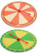 VICASKY 6 STK Lotterie-Plattenspieler Rad Spiel Pädagogisches Preisrad Farbiges Rad Partyspiel Rad Desktop-Spielzeug Lotterierad Tisch-preisrad Partyrad Lernspielzeug Schicksalsrad Plastik