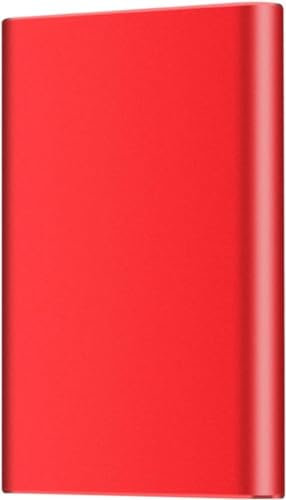 Disco Rigido Esterno, Disco Rigido Esterno, SSD Mobile, 2,5 Pollici, USB 3.0, Desktop, per PC e Mac, unità a Stato Solido Portatile, Disco Rigido Esterno SSD (Colore: Rosso, dimens