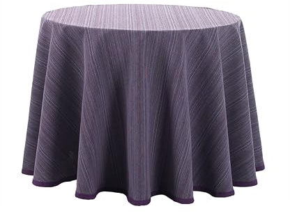 Donegal Collections Falda Mesa Camilla Rectangular 70 x 120 cm Riby Lila - Tejido Primavera Verano - Faldillas Mesa Camilla con Altura para Mesa 75 cm - 50% Algodón 50% Poliester Fabricado en España